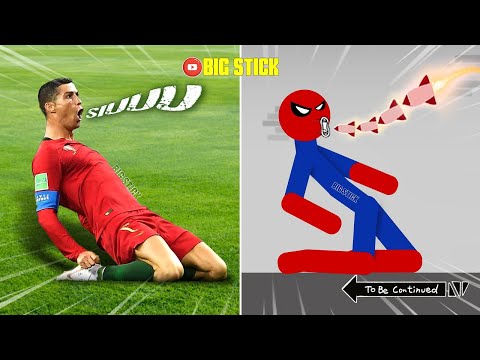 20 Min Best Falls | Stickman Dismounting Funny Moments | Big Stick #7