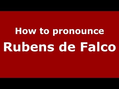 How to pronounce Rubens de Falco (Brazilian/Portuguese) - PronounceNames.com