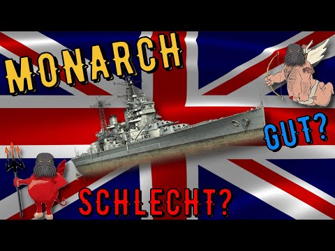 World of Warships Legends - MONARCH - Tier 7 - GUT oder SCHLECHT? [deutsch/ gameplay]