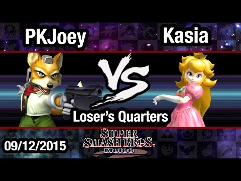 PKJoey (Fox) vs. Kasia (Peach) - Loser's Quarters - Melee