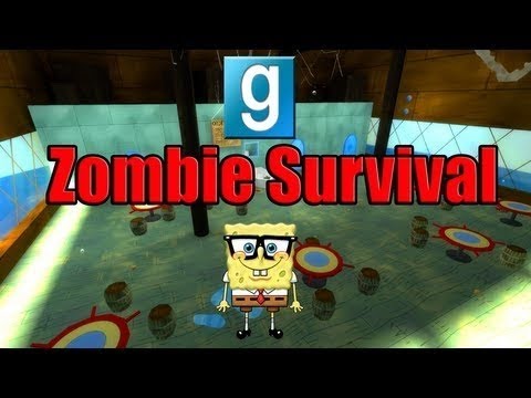 Garry's Mod Zombie Survival: Defending the Krusty Krab