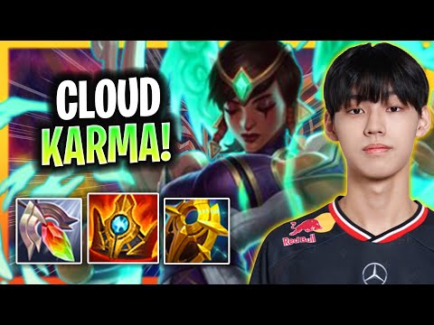 CLOUD IS A BEAST WITH KARMA! T1 Cloud Plays Karma Support vs Nami!  Season 2025