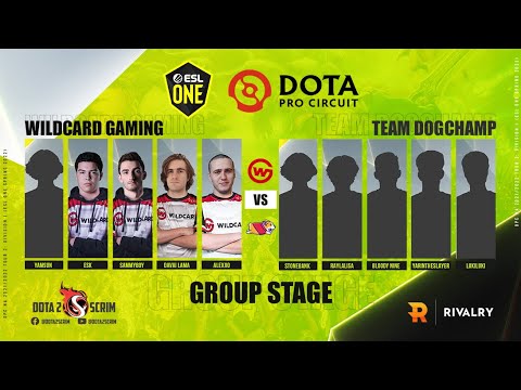 Wildcard Gaming vs Team DogChamp - DPC NA 2021/22 Tour 2: Division I - Group Stage - B03