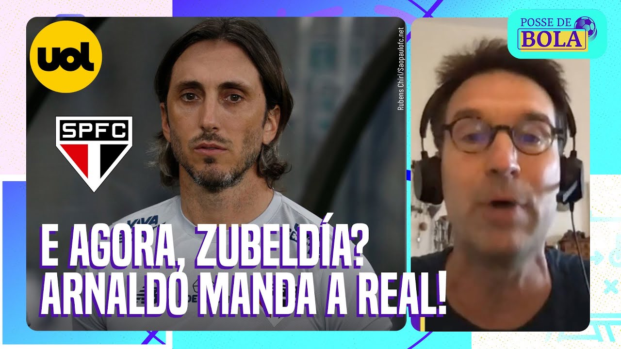 TIME TITULAR DO SÃO PAULO ESTÁ NO ÚLTIMO CANTO DO CISNE! ARNALDO RIBEIRO VÊ ZUBELDIA EM UM DILEMA!