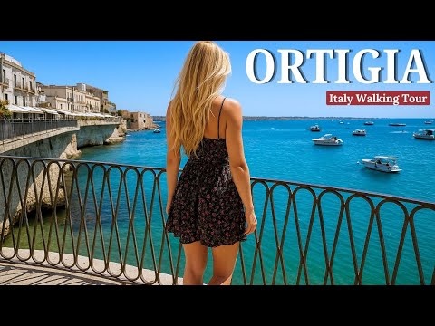 Exploring Ortigia Island in Siracusa | 4K Walking Tour of Sicily’s Ancient Gem