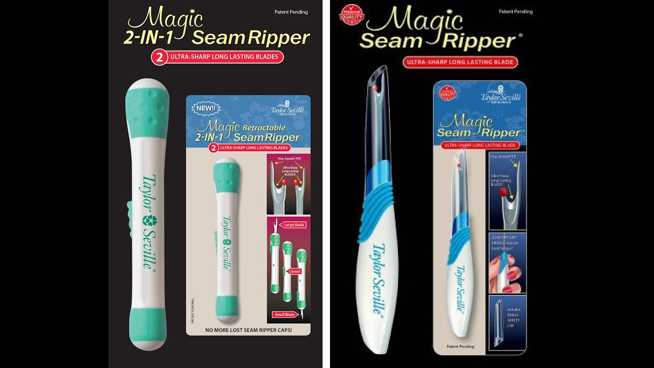 How to use Seam Rippers by Taylor Seville