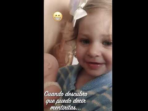 Pillina jajaja cuando descubren que pueden decir mentirijillas... Noa preciosa!