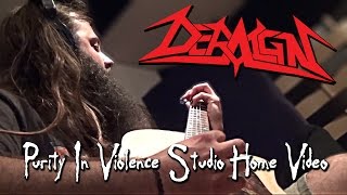Deraign - Recording 'Purity In Violence' Studio Home Video