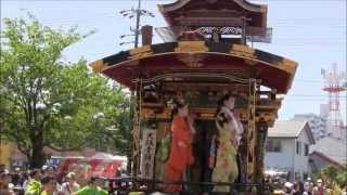 preview picture of video '大垣まつり 八幡神社前 奉芸（本楽）Shrine dedication of Ogaki festival'