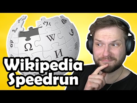 I speedrun Wikipedia for the first time