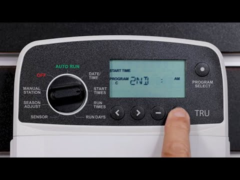 Rain Bird TRU Series Residential Irrigation Controller: Programming