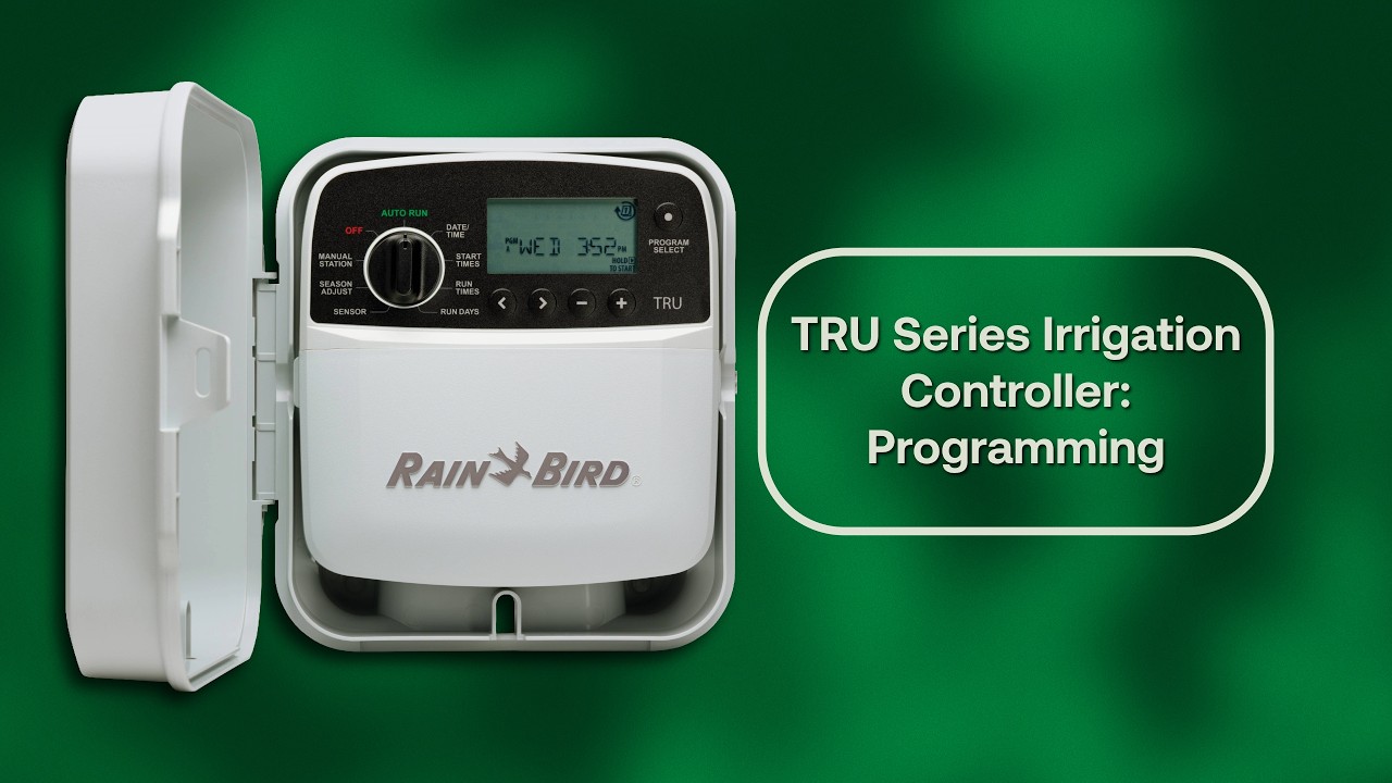 Rain Bird TRU Series Residential Irrigation Controller: Programming