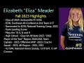 Elizabeth “Eliza” Meader - Class of 2024 - ECNL Highlights, Fall 2023