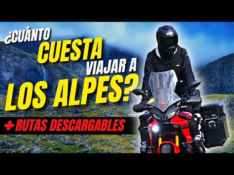 + RUTAS DESCARGABLES!! CUANTO CUESTA viajar LOS ALPES en moto?