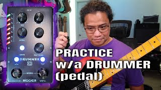 Video thumbnail for How To Jam With A Drummer (pedal) | Mooer Drummer X2 by Perfecto De Castro