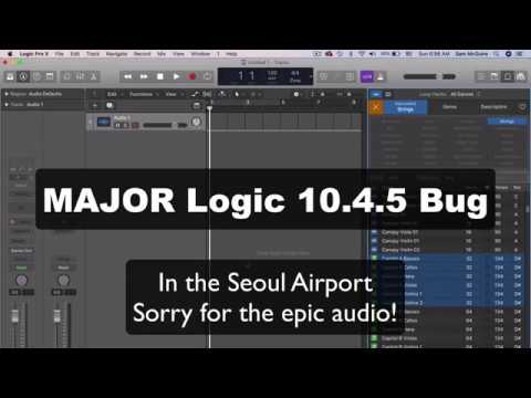 Logic 10.4.5 Massive Bug!