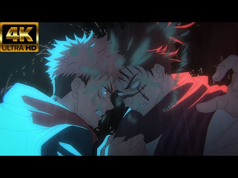Yuji Itadori vs Choso 4K - Jujutsu Kaisen S2 EP13 Bathroom Fight