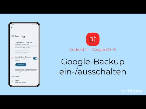 Google-Backup einschalten oder ausschalten - OnePlus [Android 14 - OxygenOS 14]