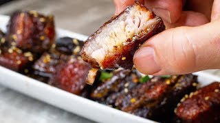 Pork Belly Burnt Ends - Korean Style