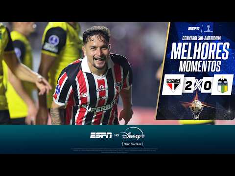 Gols e lances de São Paulo x O Higgins