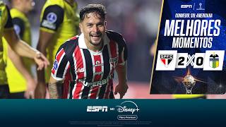 LUCIANO E ARTUR MARCAM, E SÃO PAULO VENCE O O'HIGGINS EM CASA NA SUL-AMERICANA | MELHORES MOMENTOS