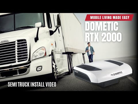 Dometic RTX 2000 Install Video I Semi Truck I Nomadic Cooling I Battery Powered Air Conditioner