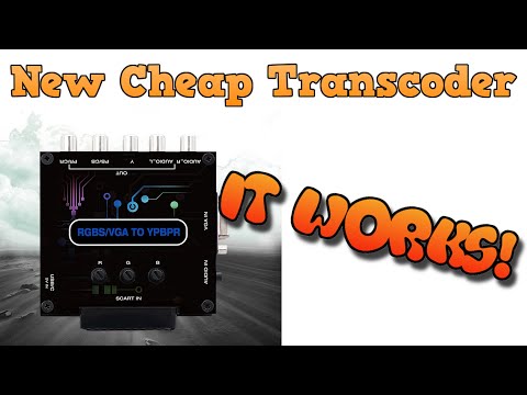 New Cheap 240p RGB / VGA to Component / YPbPr Transcoder that works!