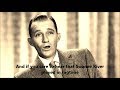 Bing Crosby and Al Jolson - Alexanders Ragtime band Lyrics