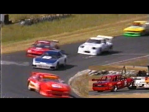 Australian Sports Sedans Baskerville 1991 Tony Hubbard rollover Baily Crick Wall Barnes Jolly part 1