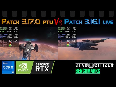 Patch Showdown: 3.17.0 Vs 3.16.1 FPS Performance Test! | Star Citizen #Benchmarks