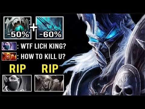 THE LICH KING IS BACK! Crazy -100% Slow Skadi + Swift Blink Build Can't Kill Him by Raven WTF Dota 2