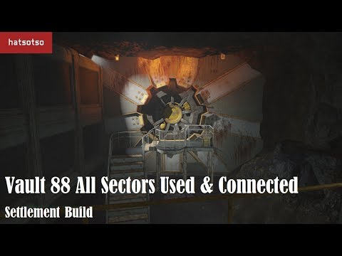 Vault 88 All Sectors Used & Connected (All factions represented)