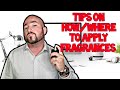 How to Apply Fragrance | Where to Spray Cologne How to Apply Fragrance | Where to Spray Cologne