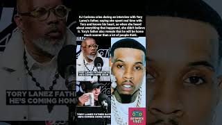 DJ Carisma cries during an interview with Tory Lanez's father, saying she spent real time with Tory.