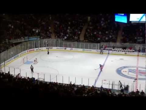 Craig Anderson great shootout save vs Rangers (Oct. 29 2011)