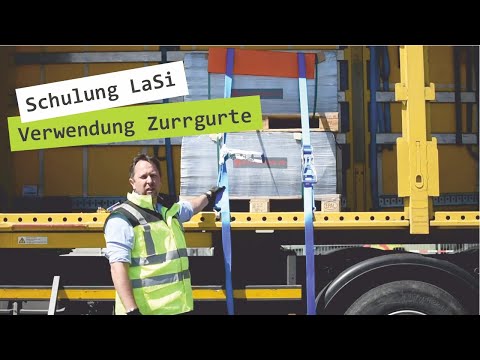 Schulung zur Ladungssicherung im LKW - Thema Zurrgurte: Anwendung/Unterschiede/Überwachung/Tests