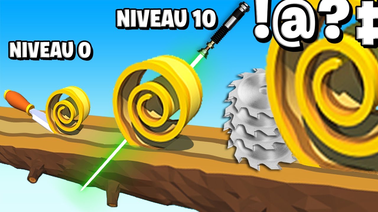 JE CRÉE LA PLUS GRANDE SPIRALE DE BOIS !! (Spiral Roll)