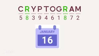 Cryptogram Daily Challenge january 16 2025 - 'Welcome to Copenhagen' Answers