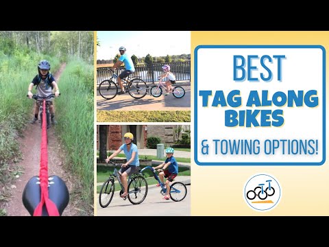 Best Tag Along Bikes & Bike Towing Options (We've Tested them All!)
