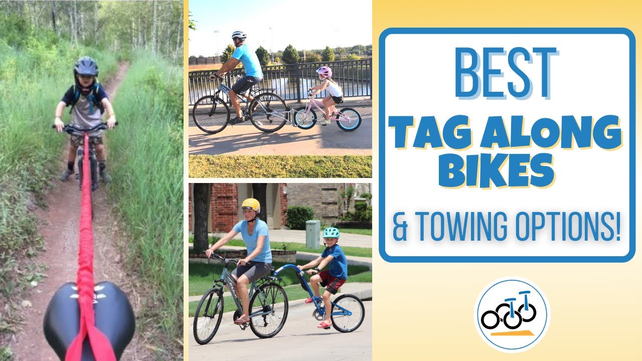 Best Tag Along Bikes & Bike Towing Options (We've Tested them All!)