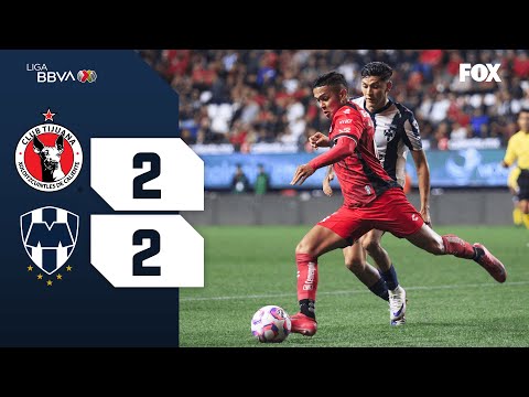 XOLOS 2-2 RAYADOS | RESUMEN | LIGA MX | APERTURA 2025 | JORNADA 12