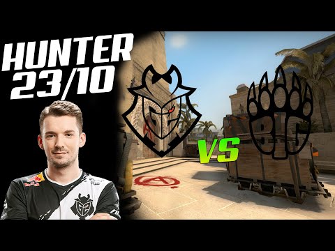 CSGO POV G2 HUNTER (23/10) VS BIG MIRAGE BLAST Premier Spring Final 2021 16.06.21!