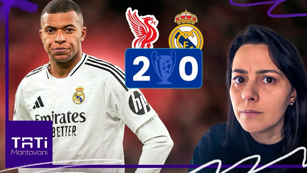 REAL MADRID PERDE PARA O LIVERPOOL EM NOITE PARA MBAPPÉ ESQUECER E SE COMPLICA NA CHAMPIONS
