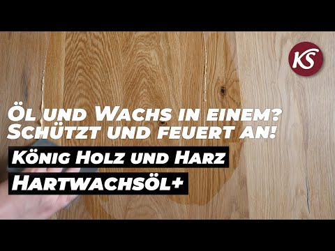 Hartwachsöl aus natürlichen Rohstoffen - Verleiht natürlichen Glanz und beständigen Schutz