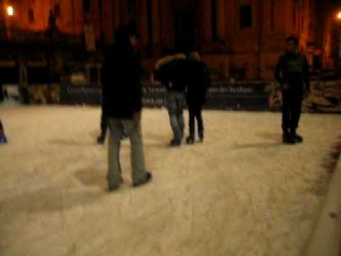 André Zucchini, Willer D'Angelo, Luigi Bigheti, Allison Lima e Cia patinando em Ragusa - Italia