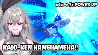Riona Gets Excited Watching Goku’s Kaioken Kamehameha Against Vegeta