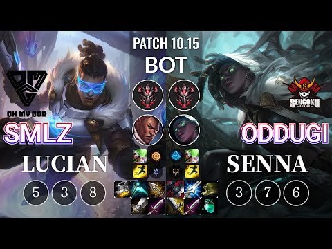 OMG Smlz Lucian vs SG OdduGi Senna Bot - KR Patch 10.15