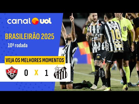 VITÓRIA 0 X 1 SANTOS