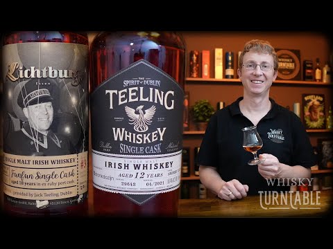 Irish Single Malt 18 Jahre Lichtburg Port Cask 53,8% vs. Teeling 12 Jahre PX Cask 58,4%