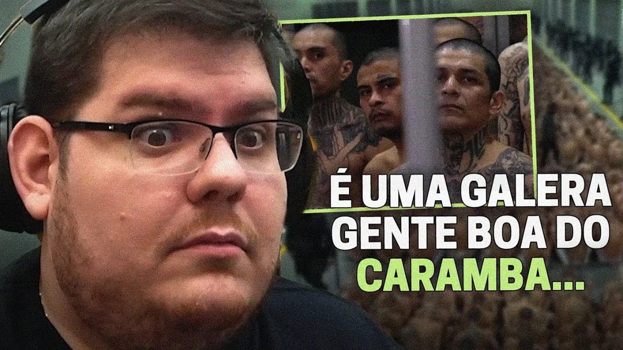 CASIMIRO REAGE: A PRISÃO MAIS SEGURA DO MUNDO - CECOT (SÓ OS MAIS PERVERSOS) | Cortes do Casimito